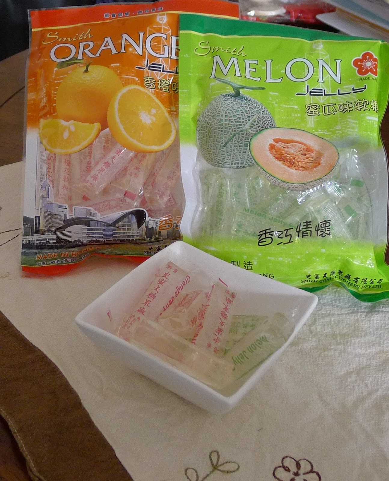 The Candy Bowl Smith Orange and Melon Jelly