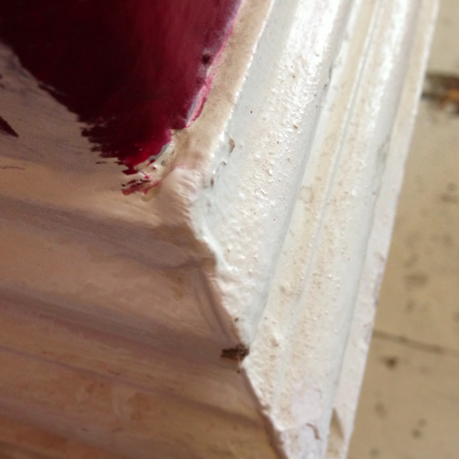 Shannon K. Wheeler How to paint old plaster walls WITHOUT painter's tape.
