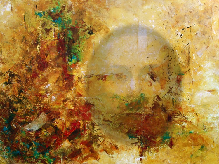 Abstract Jesus Art