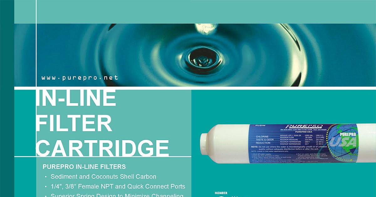 PurePro® USA Water Systems PurePro® Post Carbon Filter