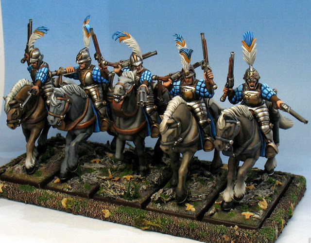 Painted Empire Pistolier unit