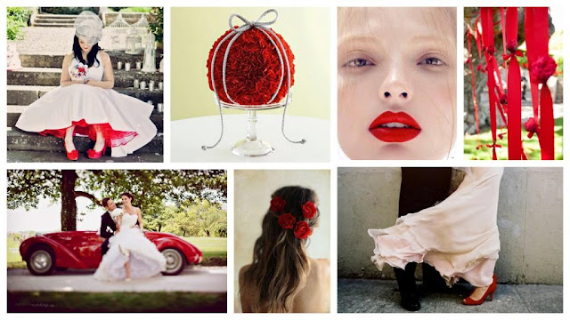 Red and White Wedding Inspiration Red and White Wedding Inspiration