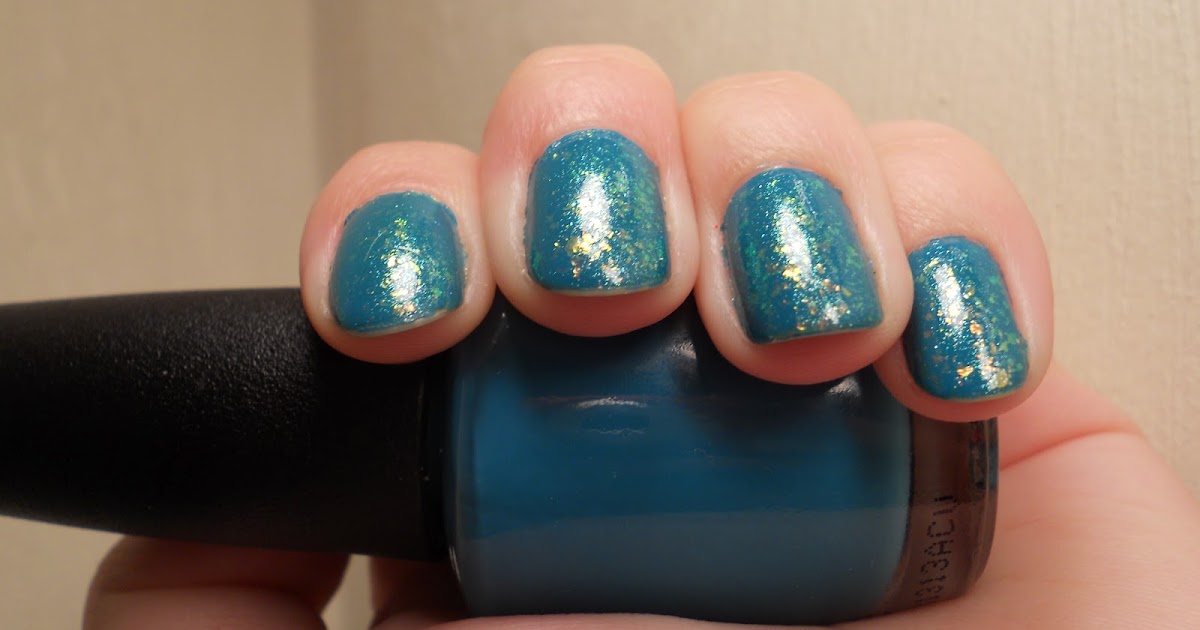 The Nail Polish Rehab Candidate OPI Fly Topped Off with Flakies!!!