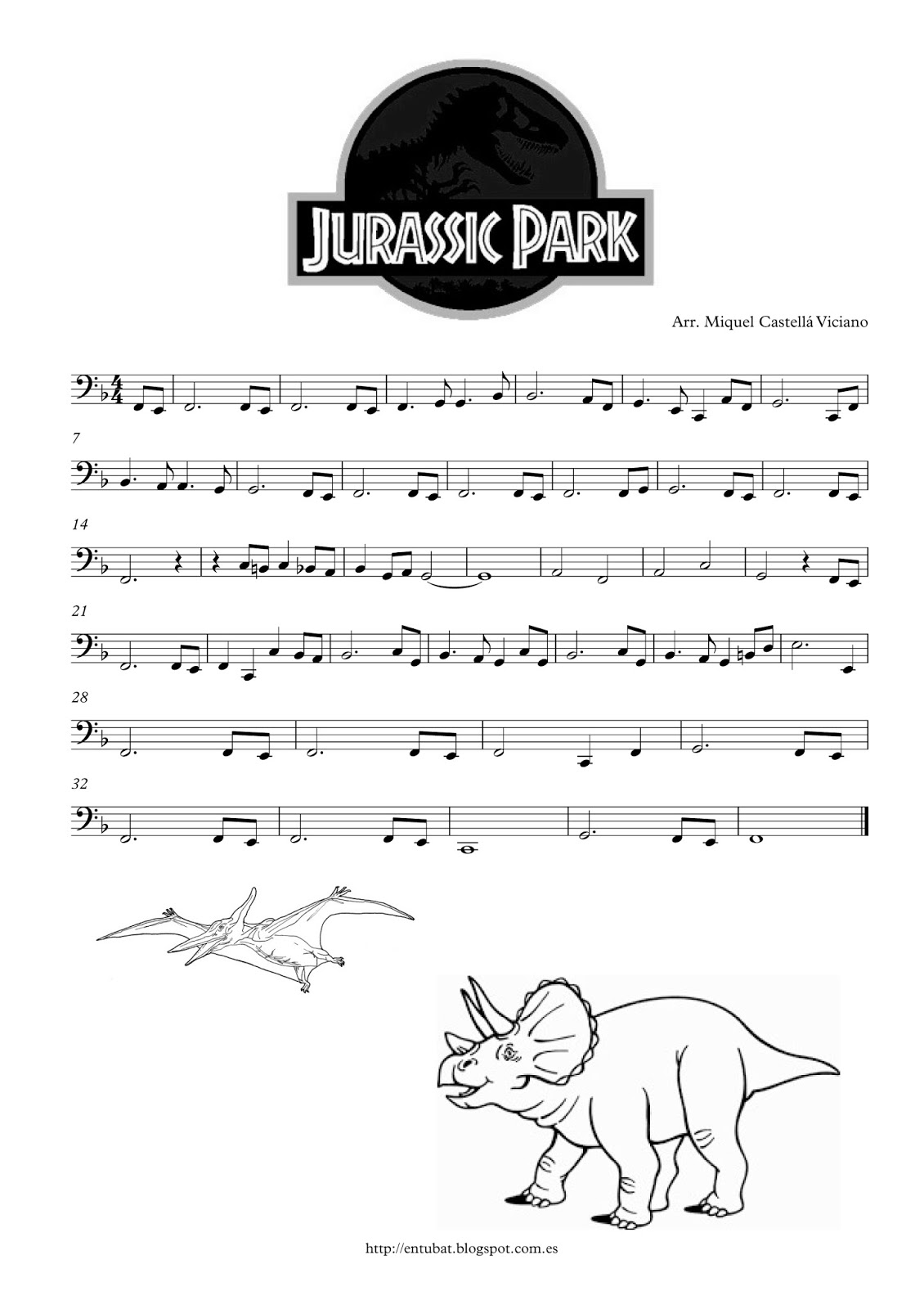 ENTUBAT JURASSIC PARK TUBA / BOMBARDÍ