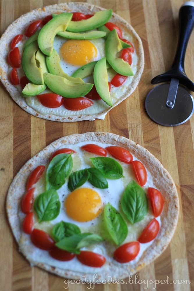 GoodyFoodies Recipe Quick & Healthy Breakfast Pizzas