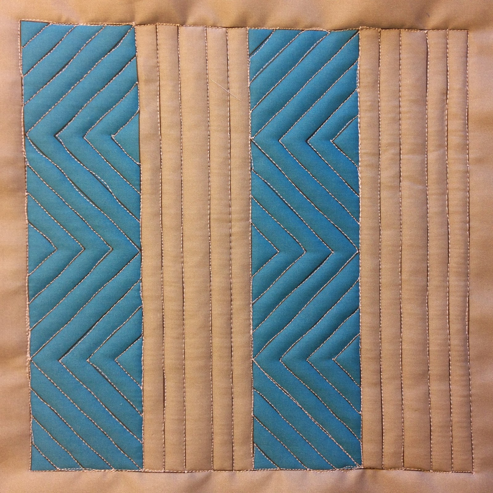 Josh circles in nine patch block