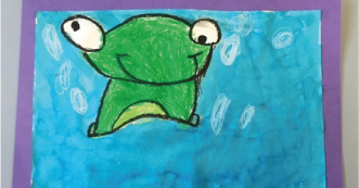 Frog Art Making