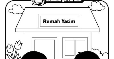 Mewarnai Gambar Anak: Mewarnai Gambar Sedekah Kepada Anak Yatim