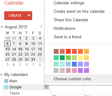 Custom Colors Google Calendar google-calendar-cust