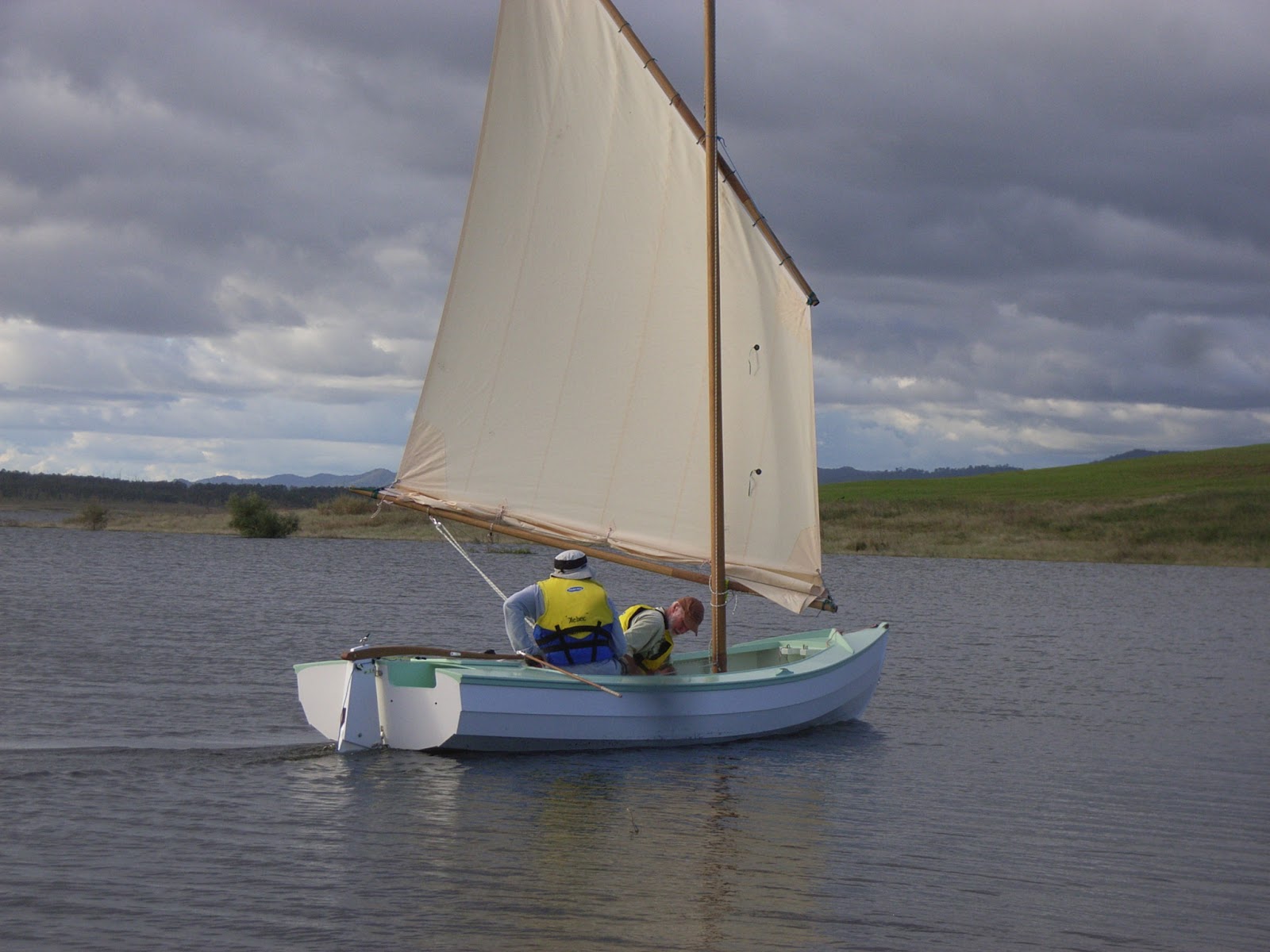 Ross Lillistone Wooden Boats Balance Lug Rigging Details