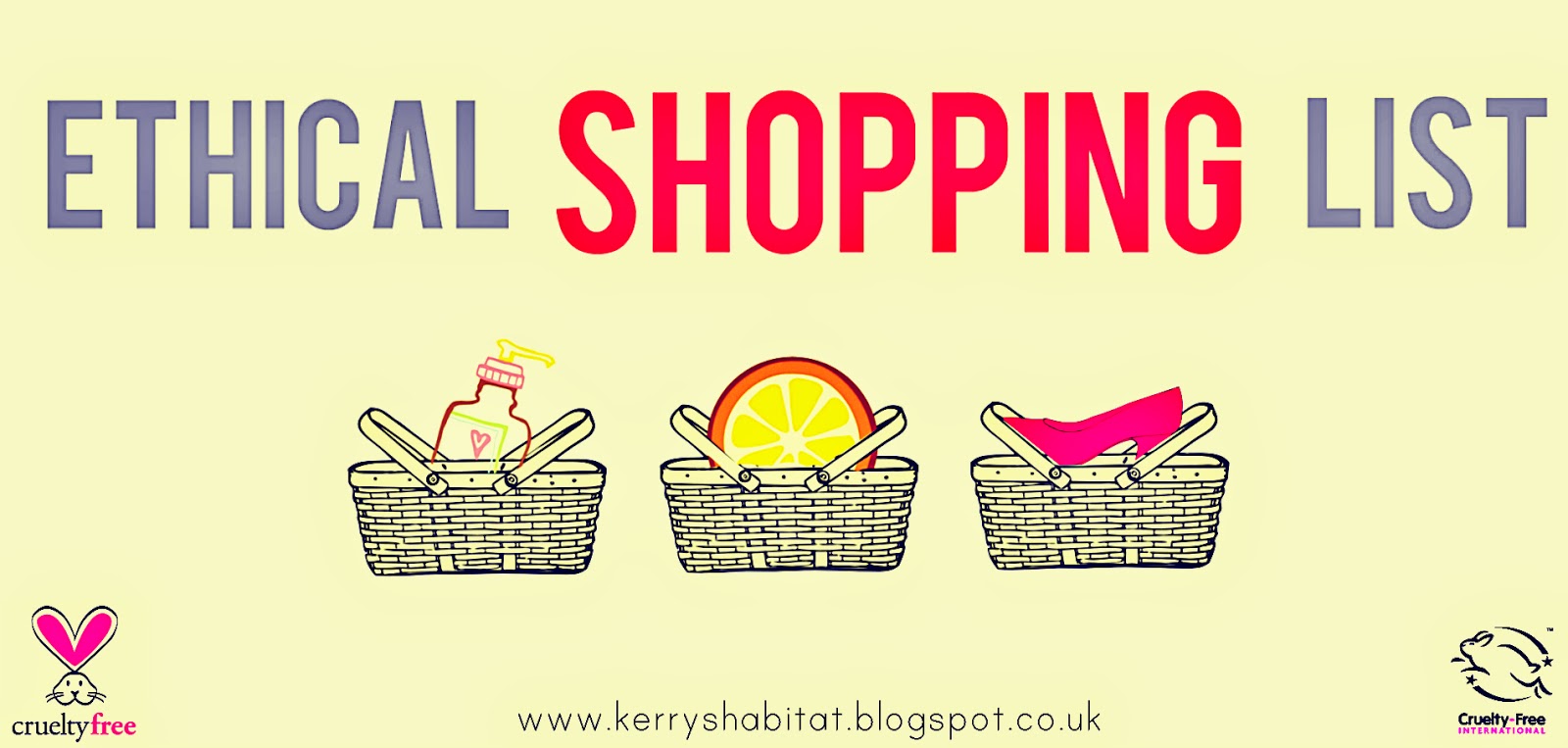 Kerry's Habitat AFFORDABLE Ethical Shopping List (UK)