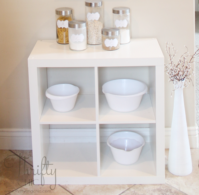 Faux apothecary cabinet Ikea hack