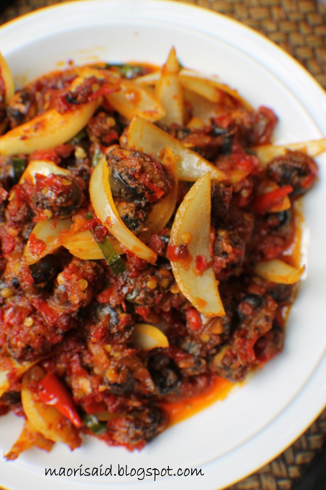 Mori's Kitchen Sambal Kerang Cili Merah