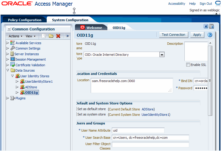 Oam Custom Authentication Plugin