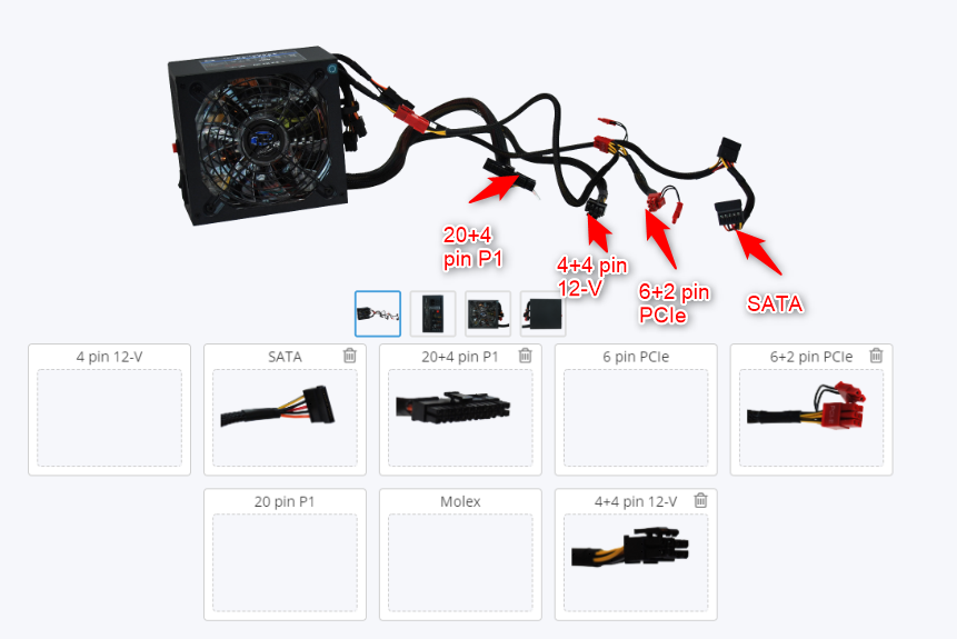 CS Lab 43 Testing Mode Identify Power Supply Connectors