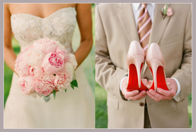 sapato rose para noiva