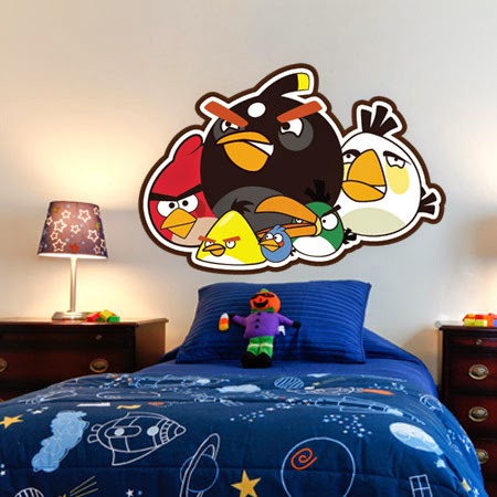 Dormitorios tema Angry Birds - Ideas para decorar dormitorios
