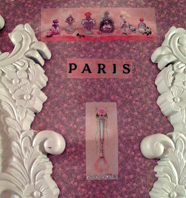 Penny's Vintage Home: Christmas in the Powder Room
