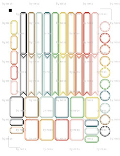 By Ness: Free Printables - Labels