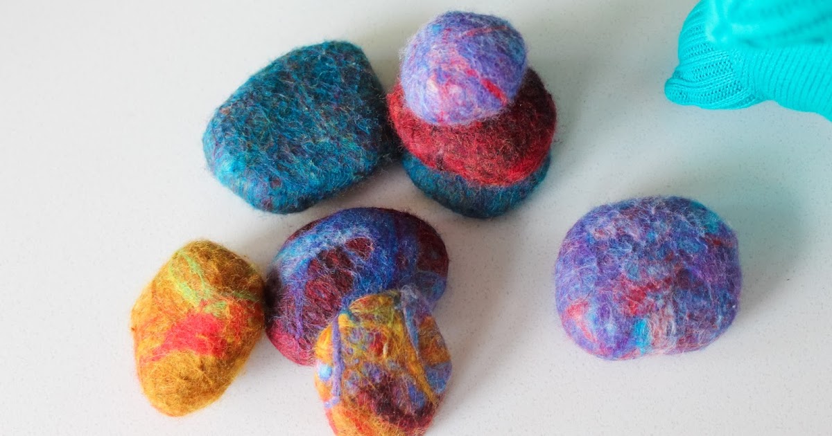 NotSoSAHM DIY Felted Stones