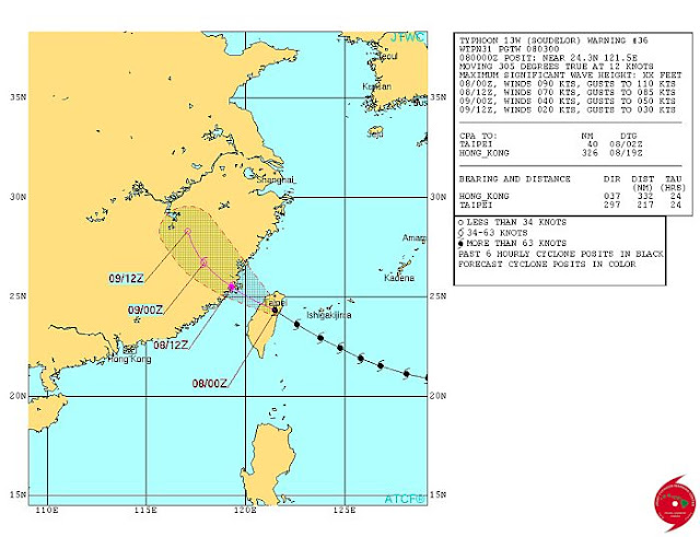 Typhoon Soudelor China Fujian Province Taiwan August 2015