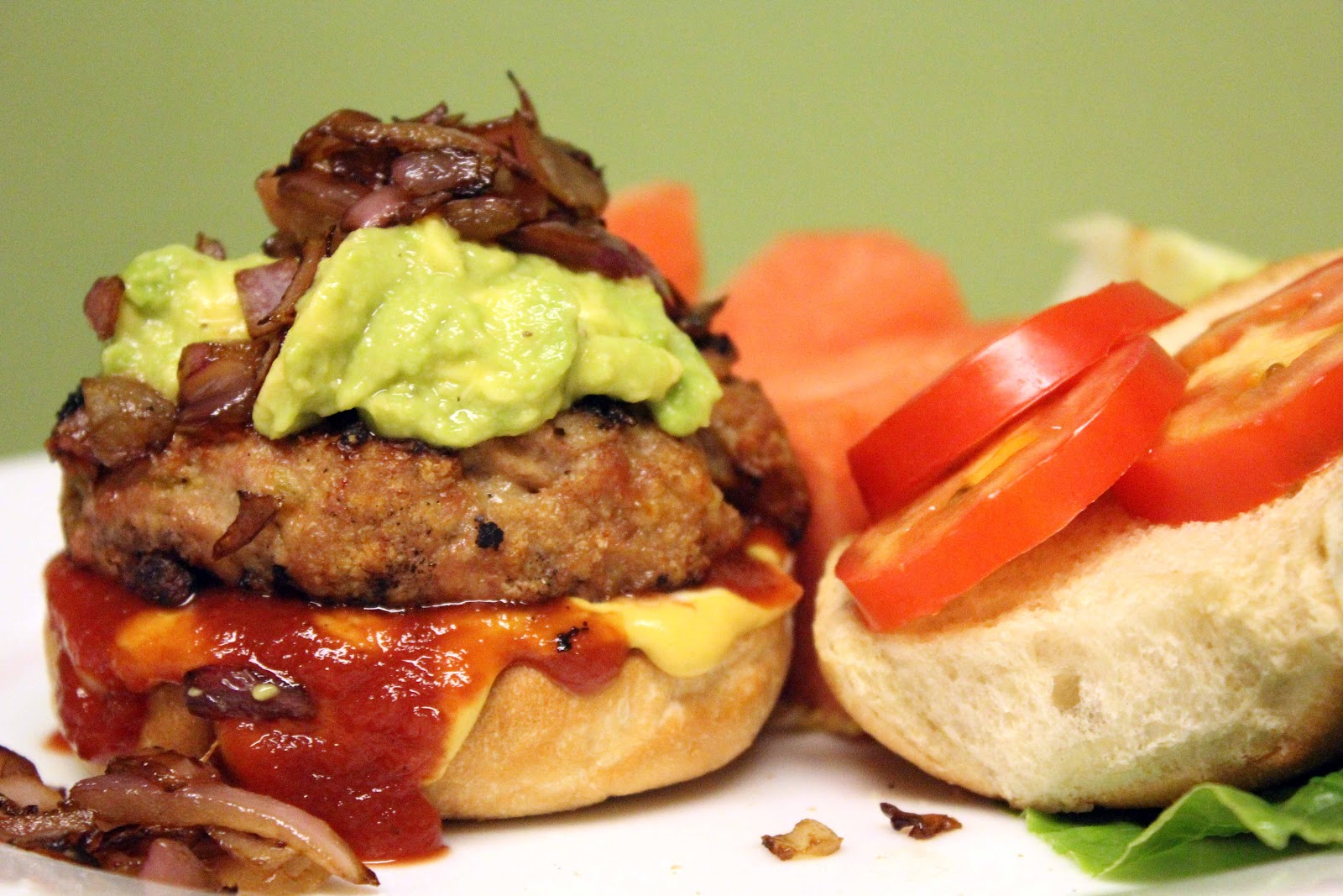 The No Pressure Cooker Green Chili Turkey Burgers