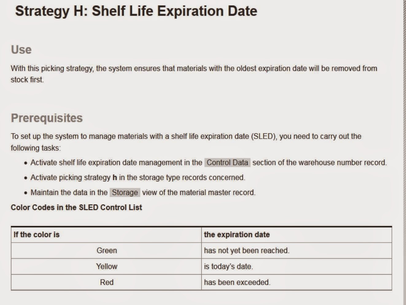 青蛙SAP分享 Knowledge Sharing WMS Removal Strategy Shelf Life Expiration