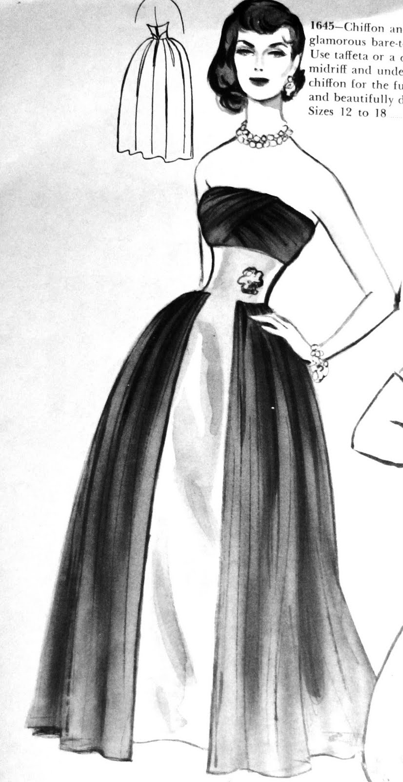 1958 Fashion for Women Cocktail Dresses