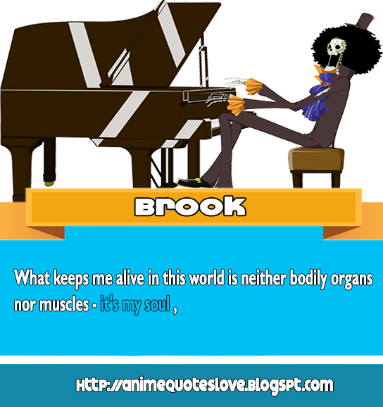 one piece quotes brook quotes