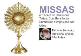 MISSA - todo dia 28 as 15hrs