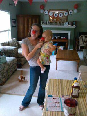mother daughter clown clown kid
