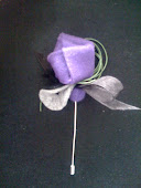 Aguja Flor morada