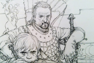 Will Simpson Game of Thrones Art exhibition at Orbital Comics - The Imp - Geek Girl Kerensa Bryant Will Simpson Game of Thrones Art exhibition at Orbital Comics - The Imp - Geek Girl Kerensa Bryant