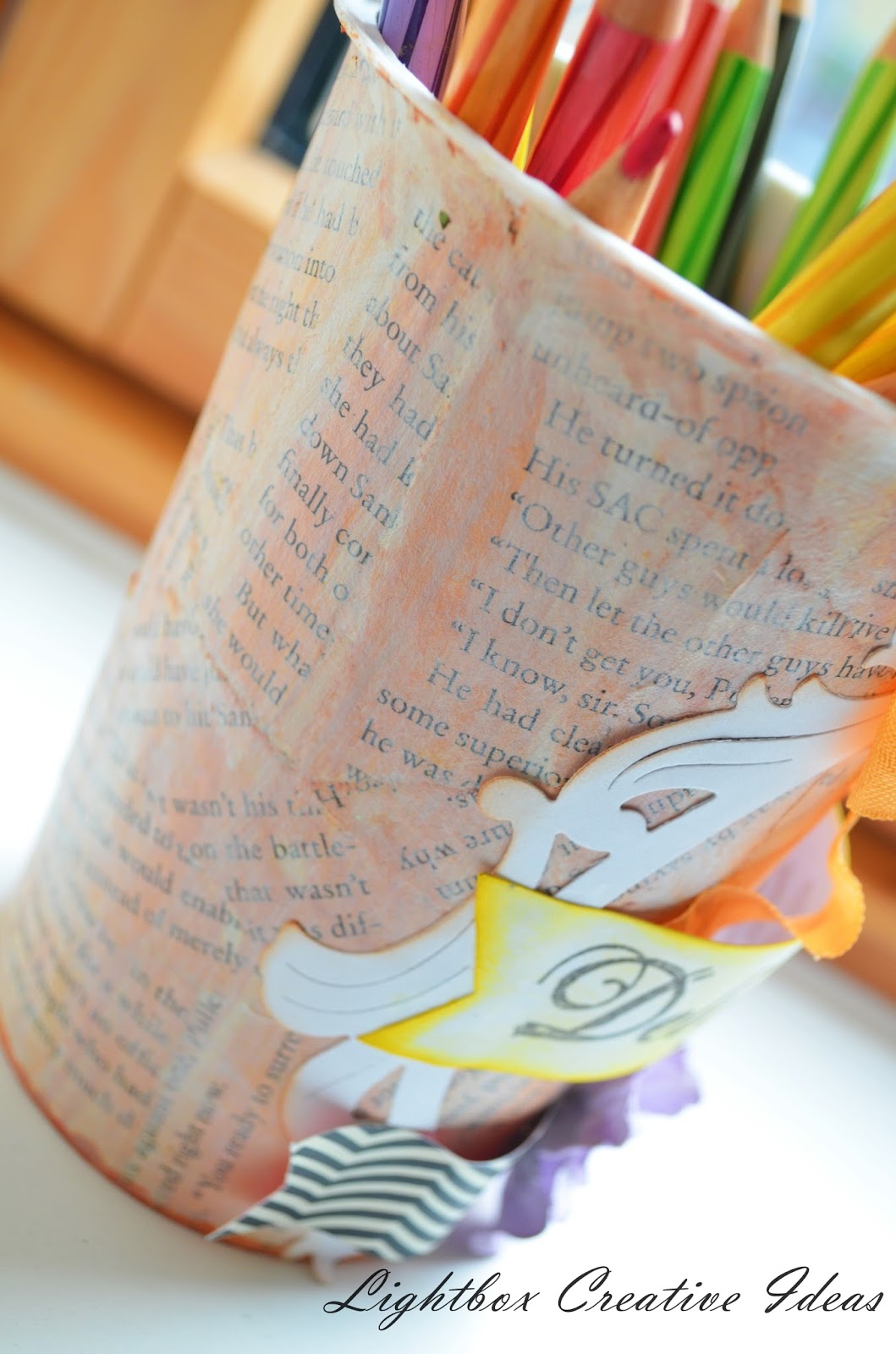 Lightbox creative Ideas Upcycled Pen stand