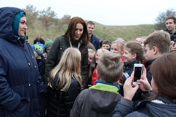Crown Princess Mary of Denmark launched of the Tree Planting campaign - "Genplant Planetent" at the Nature Center in Herstedhøje
