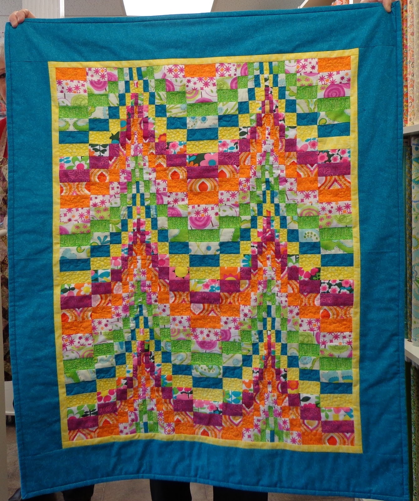 Angie Quilts Tooting For Jean Bean