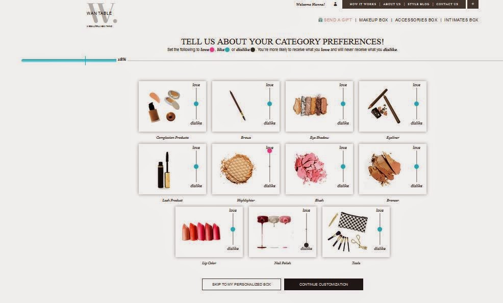 Wantable Customization Quiz Wantable Customization Quiz