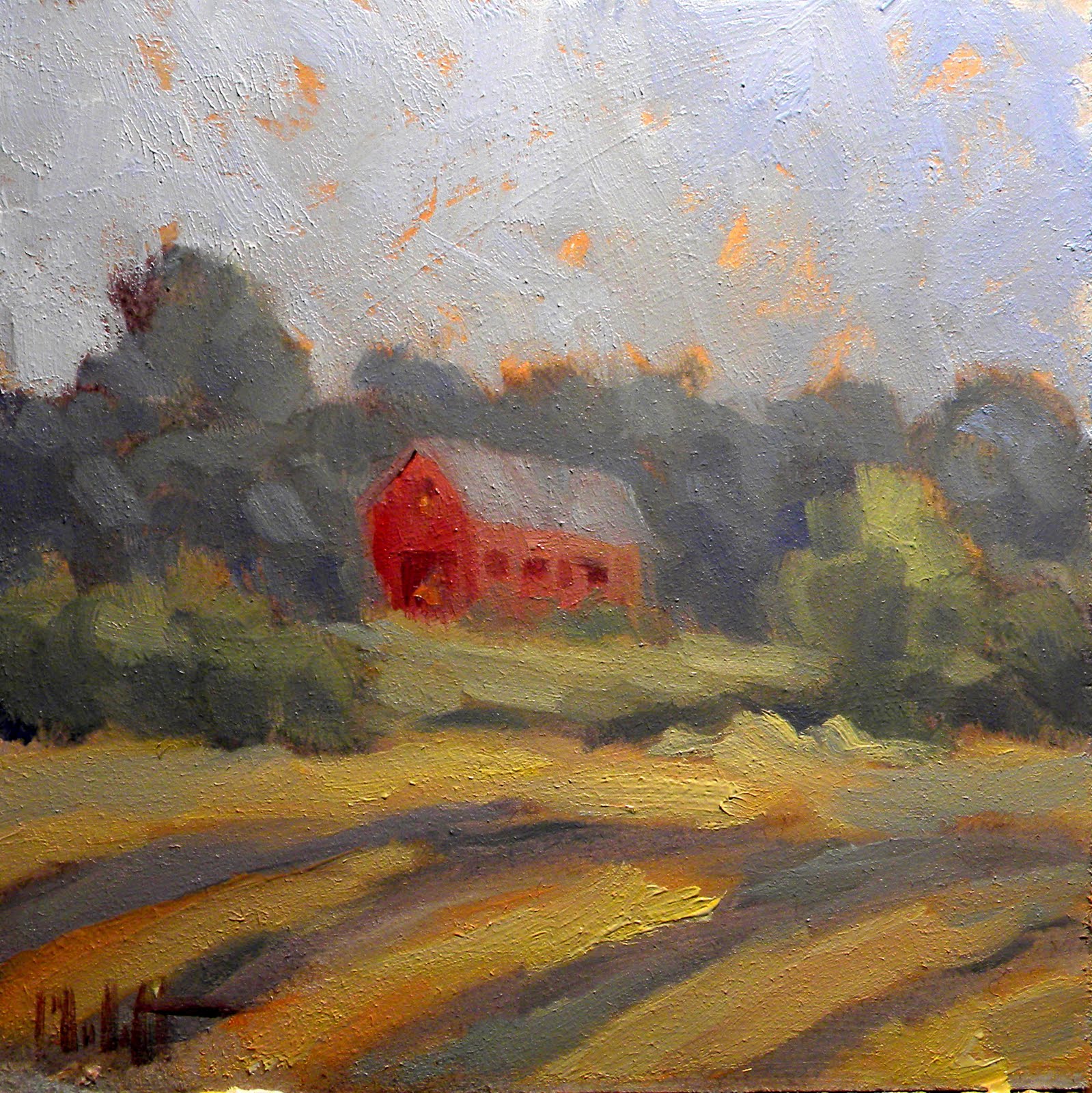 Heidi Malott Original Paintings Rural Landscape Contemporary Oil