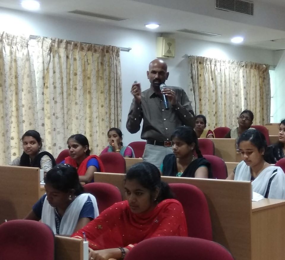 Talk at Hallmark Business School, Trichy