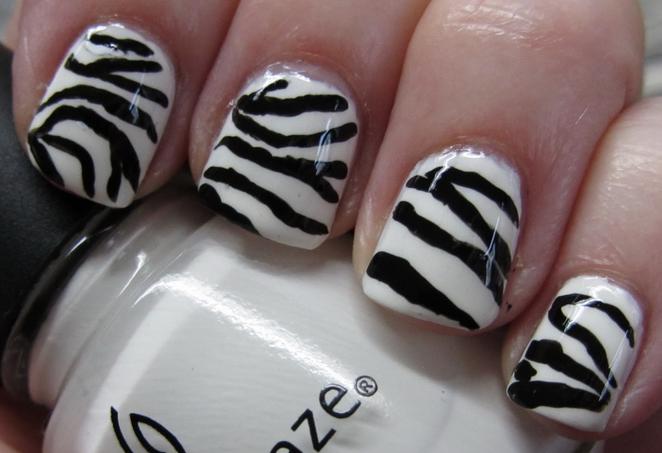 8. Cute Animal Print Almond Nails - wide 4