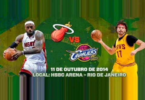 Ingressos Miami Heat x Cleveland Cavaliers Rio de Janeiro 2014