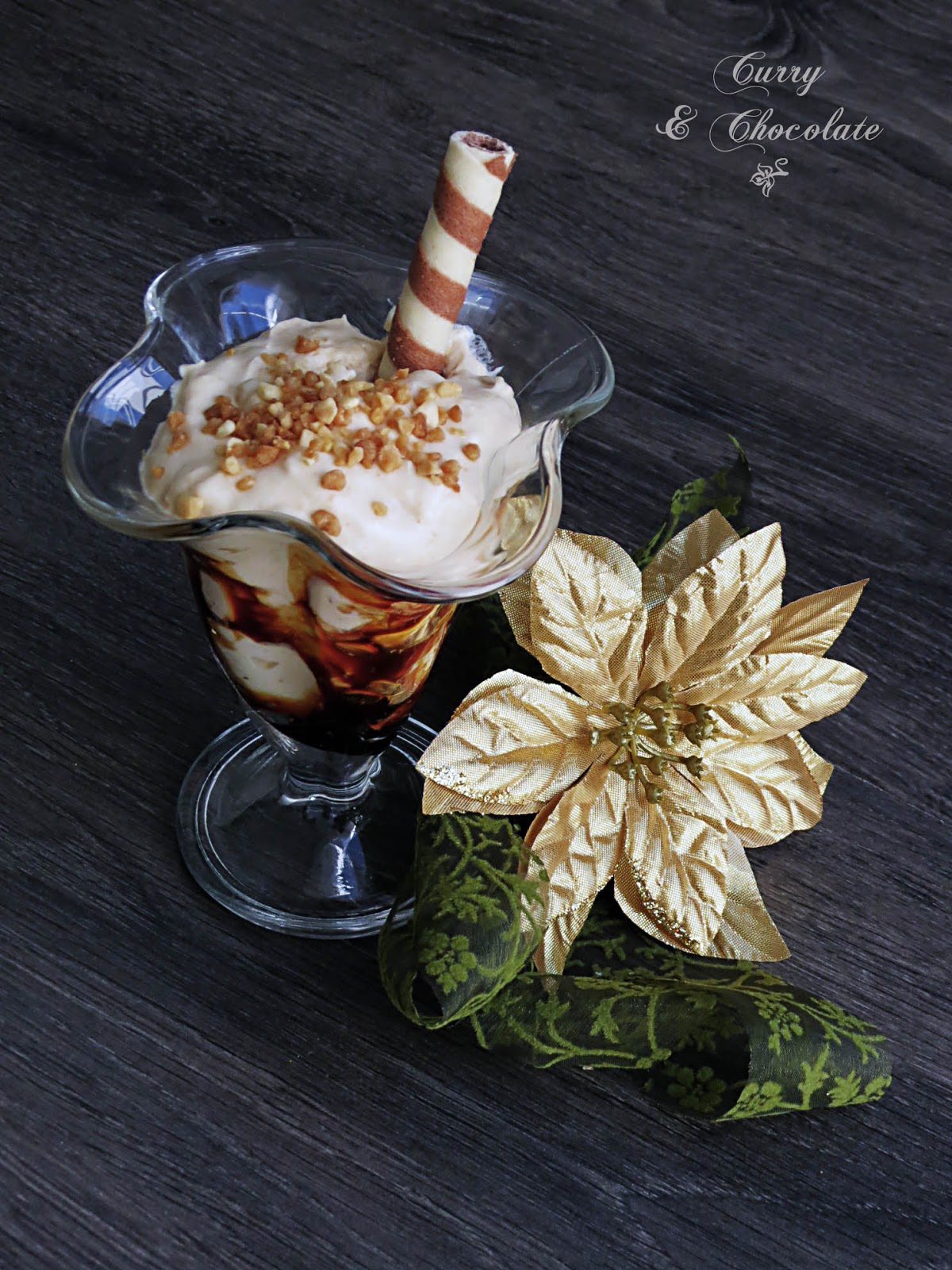 Mousse de turrón de Jijona – Jijona nougat mousse Mousse de turrón de Jijona – Jijona nougat mousse