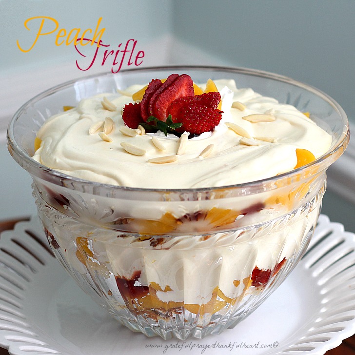 Dessert With Store Bought Angel Food Cake And Peaches Dessert With Store Bought Angel Food Cake And Peaches