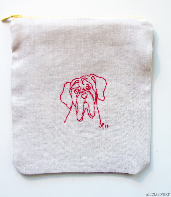 aliciasivert, alicia sivert, alicia sivertsson, påse, påsar, saksamlarpåse, saksamlarpåsar, broderi, embroidery, needlework, handicraft, hantverk, handarbete, förvaring, sy, stygn, brodera, handgjord, hemmagjord, one of a kind, mastiff
