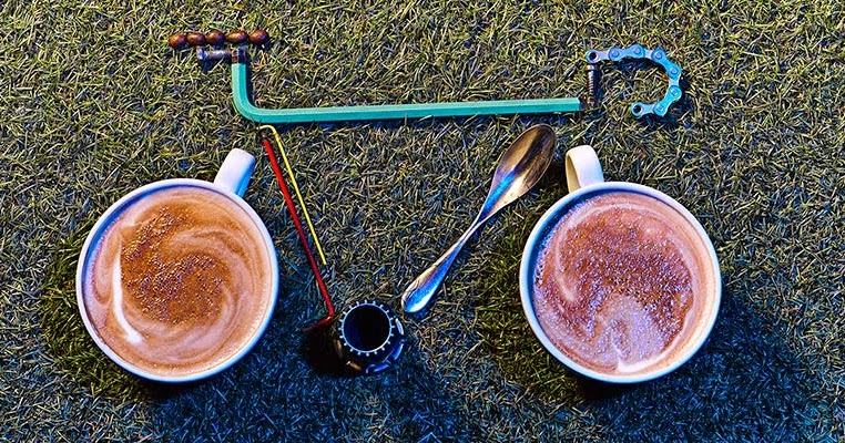 bikes and coffee