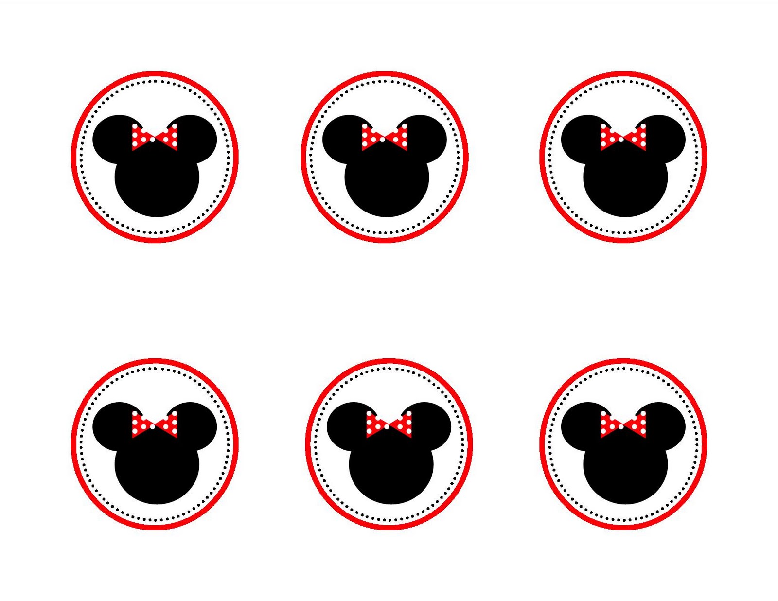 Moldes de baby Minnie Mouse - Imagui