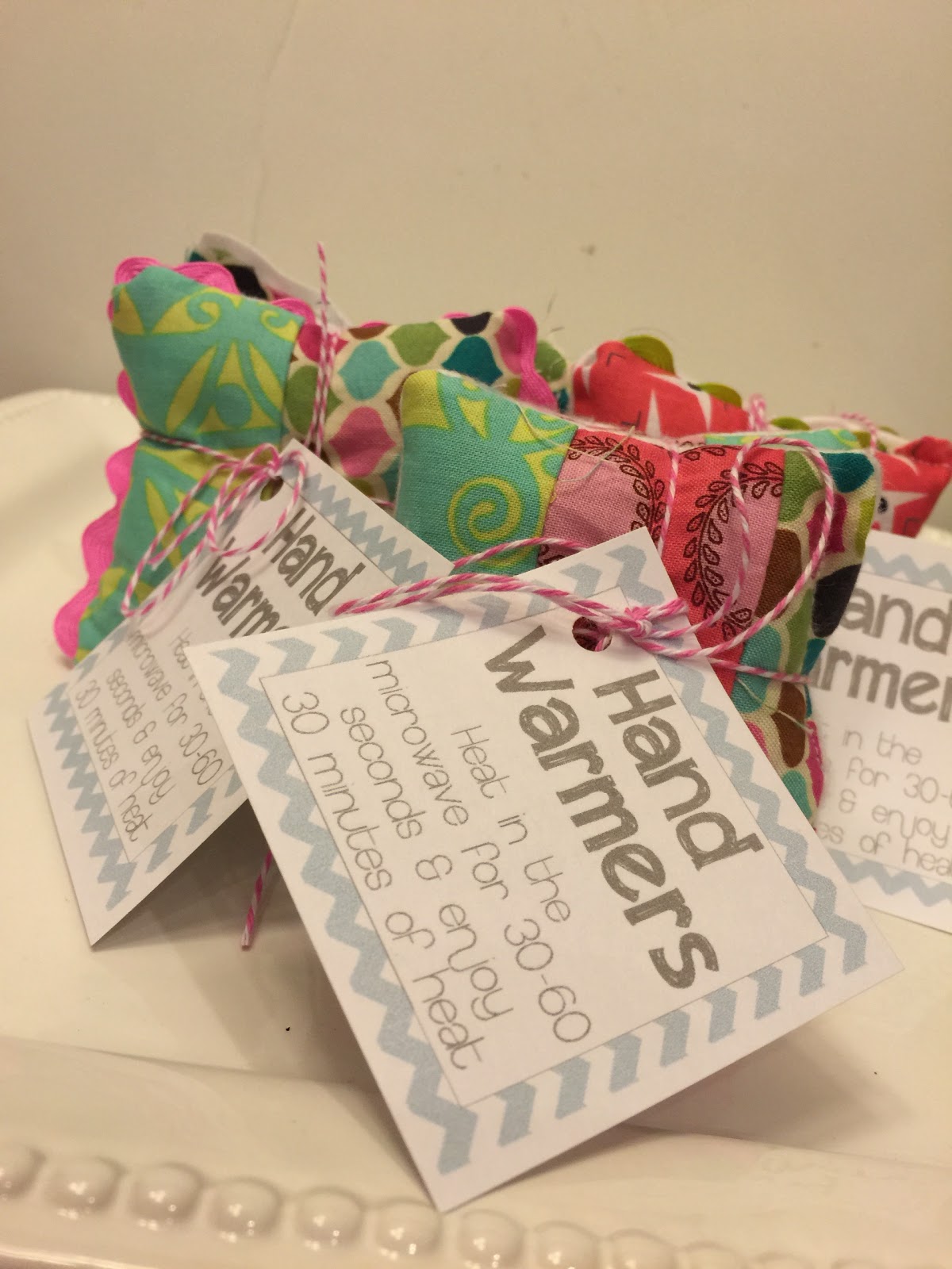 Spearmint Rice Bag Hand Warmers Tutorial A Vision to Remember All