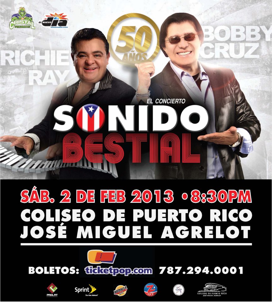 Salsa Sonido del Barrio RICHIE RAY Y BOBBY CRUZ 50 AÑOS DE LEYENDA