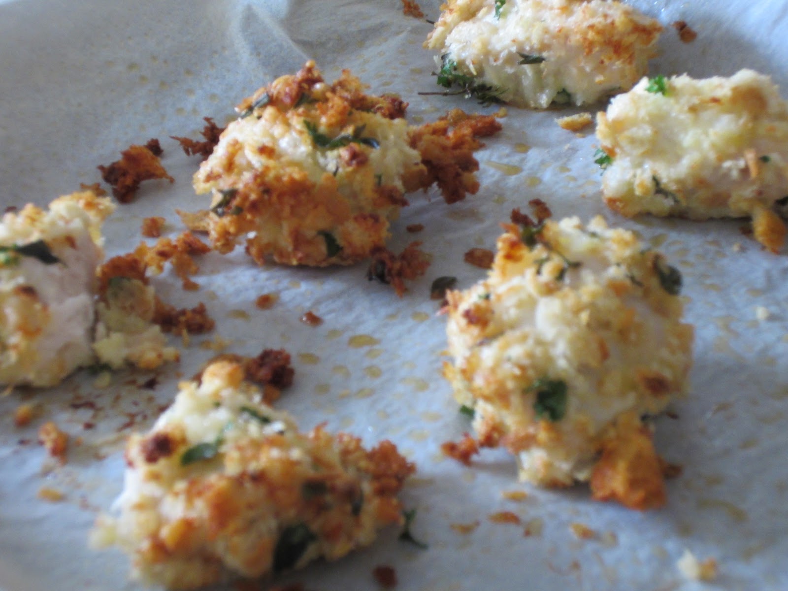 mamacook Garlic and Herb Chicken Nugget Recipe for babies and toddlers