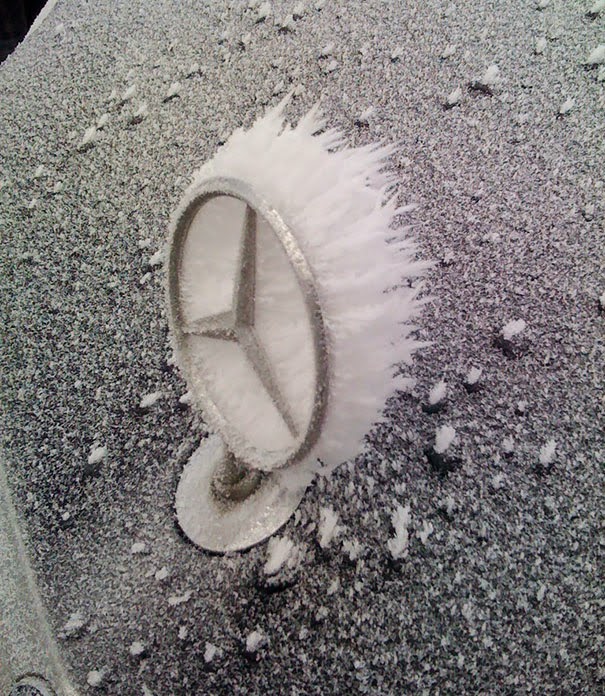 #9 Mercedes - 15+ Cars That Winter Turned Into Art #9 Mercedes - 15+ Cars That Winter Turned Into Art